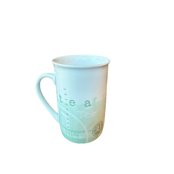 STARBUCKS 1998 Tea In Many Languages Ceramic Mug Cup Excellent Condition - Picture 3 of 5